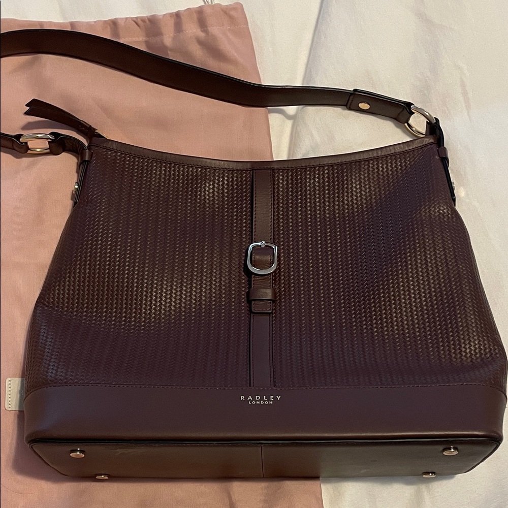 Radley Ebury Weaver Medium Leather Shoulder Bag